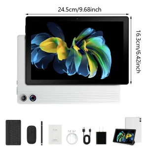 A10L 10 Inch Tablet Android 14 12GB RAM 64GB ROM