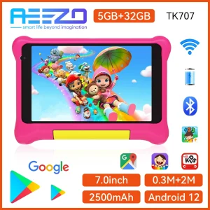 AEEZO 2025 NEW TK707 Kids Tablet 7″ Android