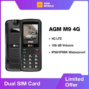 AGM M9 4G Feature Phone 2.4" Screen