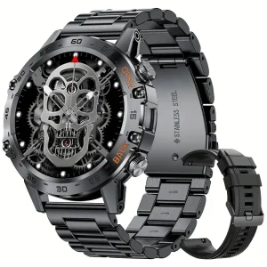 LIGE New AMOLED Screen Bluetooth Call Smart Watch