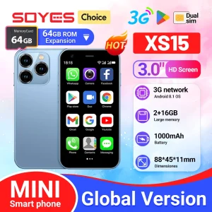XS15 Mini Android8.1 Smart Phone 3.0 Inch Display