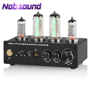 Nobsound T9 Mini 6E2 MM/MC Phono Stage Turntable Preamp