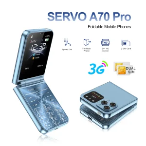 SERVO A70 PRO Flip Mobile Phone 3G WCDMA Speed Dial