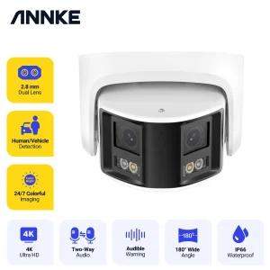 ANNKE Smart Home 180° 8MP DUO POE Dual Lens Wide View